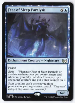 Fear of Sleep Paralysis R Commander: Duskmourn: House of Horror 12 NM - Image 1