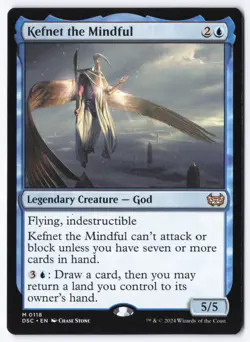 Kefnet the Mindful M Commander: Duskmourn: House of Horror 118 NM - Image 1