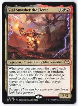 Vial Smasher the Fierce M Commander: Duskmourn: House of Horror 239 NM - Image 1