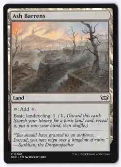 Ash Barrens C Commander: Duskmourn: House of Horror 260 NM - Image 1