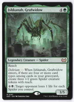 Ishkanah, Grafwidow M Commander: Duskmourn: House of Horror 187 NM - Image 1