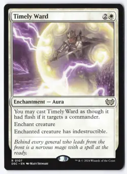 Timely Ward R Commander: Duskmourn: House of Horror 107 NM - Image 1