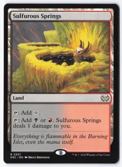 Sulfurous Springs R Commander: Duskmourn: House of Horror 301 NM - Image 1