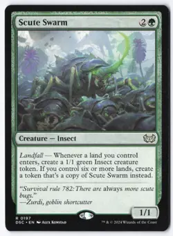 Scute Swarm R Commander: Duskmourn: House of Horror 197 NM - Image 1