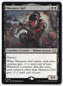 Massacre Girl R Commander: Duskmourn: House of Horror 146 NM - Image 1