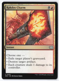 Rakdos Charm U Commander: Duskmourn: House of Horror 229 NM - Image 1