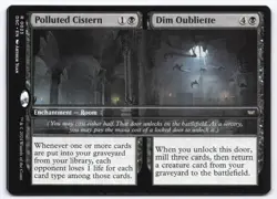 Polluted Cistern // Dim Oubliette R Commander: Duskmourn: House of Horror 23 NM - Image 1