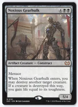 Noxious Gearhulk M Commander: Duskmourn: House of Horror 151 NM - Image 1