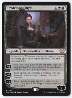 Professor Onyx M Commander: Duskmourn: House of Horror 153 NM - Image 1