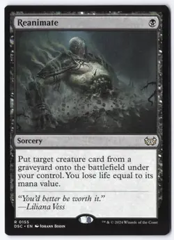 Reanimate R Commander: Duskmourn: House of Horror 155 NM - Image 1