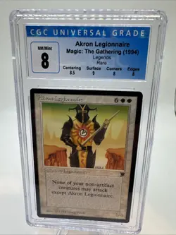 Akron Legionnaire Legends CGC 8 - Image 1