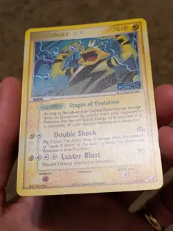 Pokemon Electabuzz Unseen Forces 22/115 2005 Basic 70 HP Rare Reverse Holo LP - Image 3