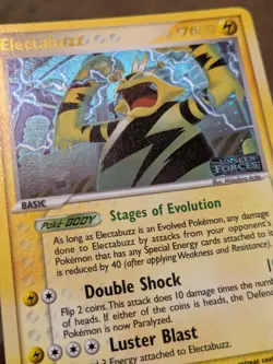 Pokemon Electabuzz Unseen Forces 22/115 2005 Basic 70 HP Rare Reverse Holo LP - Image 4