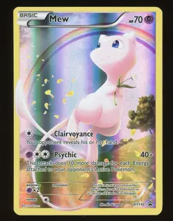 2016 Pokemon TCG Mew Full Art Holo XY110 Black Star Promo - Image 1
