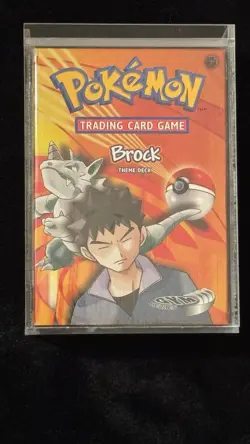 Pokemon Gym Heroes Brock Theme Deck Sealed Wizards of the Coast 2000 - Image 1