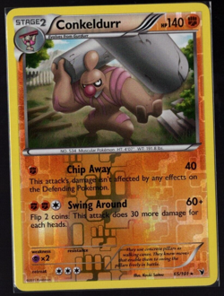 Conkeldurr 65/101 Reverse Holo Rare Noble Victories Pokemon TCG Near Mint - Image 1