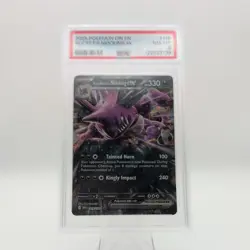 2025 POKEMON DRI EN-DESTINED RIVALS #119 TEAM ROCKET'S NIDOKING EX Graded PSA 8 - Image 1