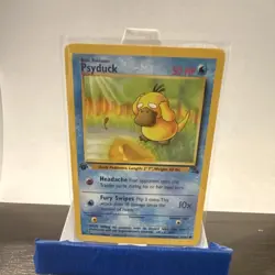 Wizards of the Coast Pokemon Psyduck Fossil 53/62 1st Edition 50 HP 1999 - Image 1
