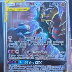 The Pokemon Company Garchomp & Giratina GX 225/173 Tag Team GX Holo 270 HP Ultr… - Image 1