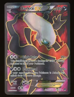 2016 Pokemon TCG Darkrai EX Full Art 118/122 - Image 1