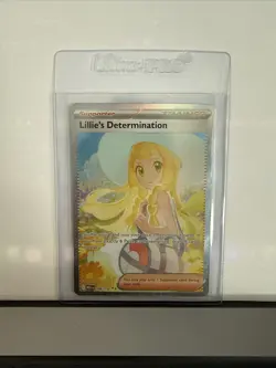 Pokemon Lillie's Determination Trainer 184/132 Me01 Holo Special Illustration R… - Image 1
