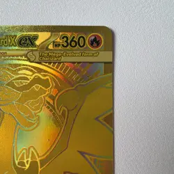 Pokemon TCG Gold Hyper Rare Mega Charizard X EX 130/094 Phantasmal Flames NM - Image 3