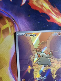 Phanpy IR Illustration Rare - 2025 Pokemon TCG SV: Surging Sparks 205/191 - Image 3