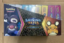 Pokemon TCG Shining Fates Mad Party Pin Collection Case Sealed 8 Collections - Image 2