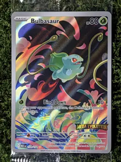 Bulbasaur 133/132 - Mega Evolution Stamped Sealed Promo - Pokemon TCG - Image 1