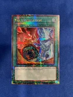 Polymerization QCR RA03-EN051 Alt Art First Edition Yugioh Nm/M - Image 1