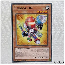 Deskbot 004 - CROS-EN035 - Common 1st Edition Yugioh - Image 1