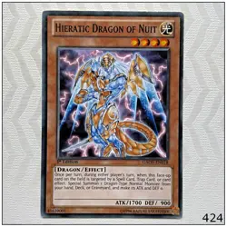 Hieratic Dragon of Nuit - GAOV-EN018 - Common 1st Edition Yugioh - Image 1