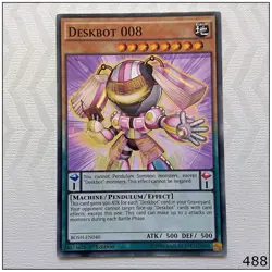 Deskbot 008 - BOSH-EN040 - Common 1st Edition Yugioh - Image 1