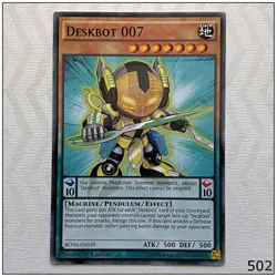 Deskbot 007 - BOSH-EN039 - Common 1st Edition Yugioh - Image 1