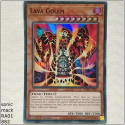 Lava Golem - RA01-EN001 - 1st Edition Yugioh - Image 1