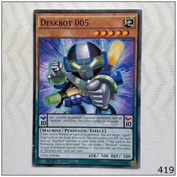 Deskbot 005 - CORE-EN044 - Common 1st Edition Yugioh - Image 1