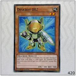 Deskbot 002 - NECH-EN042 - Common 1st Edition Yugioh - Image 1