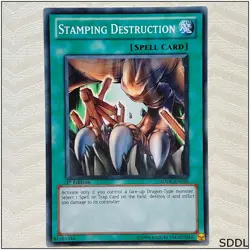 Stamping Destruction - SDDL-EN026 - Common 1st Edition Yugioh - Image 1