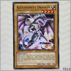 Alexandrite Dragon - YS12-EN001 - Common 1st Edition Yugioh - Image 1