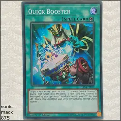 Quick Booster - DASA-EN057 - Super Rare 1st Edition Yugioh - Image 1