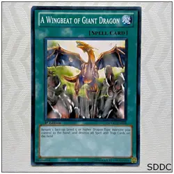 A Wingbeat of Giant Dragon - SDDC-EN028 - Common 1st Edition Yugioh - Image 1