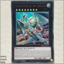Indigo-Eyes Silver Dragon - SDWD-EN032 - Ultra Rare 1st Edition Yugioh - Image 1