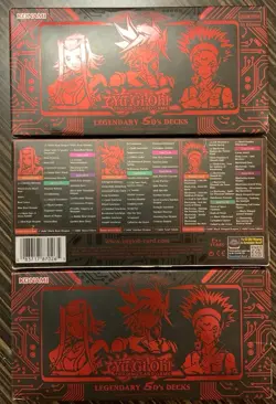 3x Yu-Gi-Oh YGO 2025 Legendary 5D's Decks Box Set - New Factory Sealed Boxes!! - Image 1