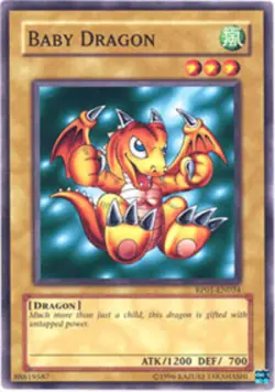 Yugioh! LP Baby Dragon - RP01-EN034 - Common - Unlimited Edition Lightly Played, - Image 1