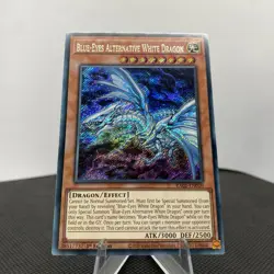 Yugioh Blue-Eyes Alternative White Dragon RA02-EN010 1. Edition Secret Rare NM - Image 4