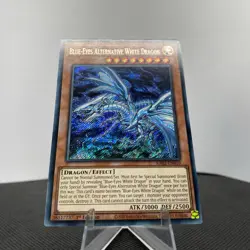 Yugioh Blue-Eyes Alternative White Dragon RA02-EN010 1. Edition Secret Rare NM - Image 5