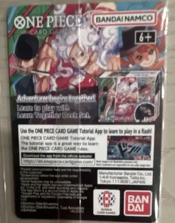 One Piece Bandai Namco Monkey D. Luffy US Voyage Promo Full Art Holo Card - Image 4