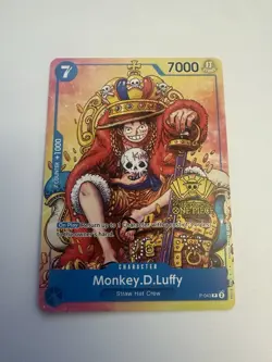 Monkey.D.Luffy (2nd Anniversary Stamped Promo) P-043 One Piece Promotion... - Image 1