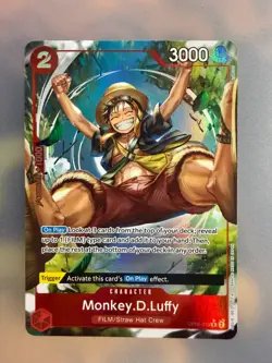 One Piece Monkey.D.Luffy Alt Art OP06-013 Wings of the Captain Foil English NM - Image 1