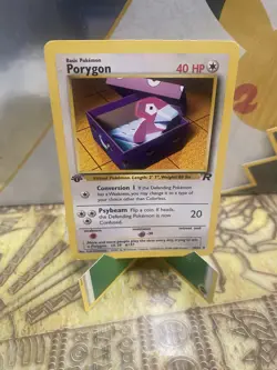 Pokemon Porygon Team Rocket 1st Edition 48/82 Rare Regular 40 HP Card - Image 1